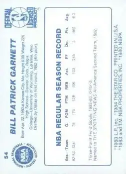 Back of Bill Garnett