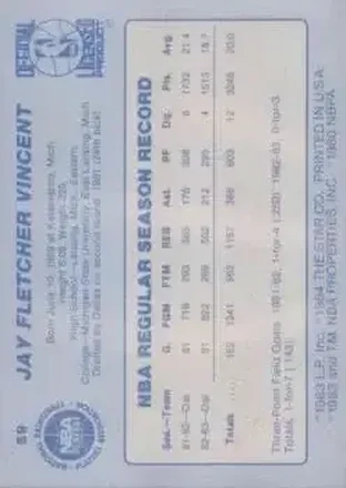 Jay Vincent 背面