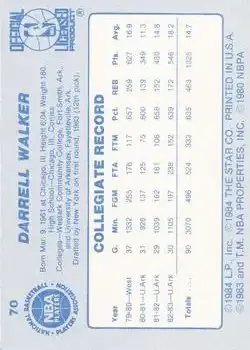 Back of Darrell Walker