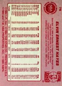 Back of Elvin Hayes