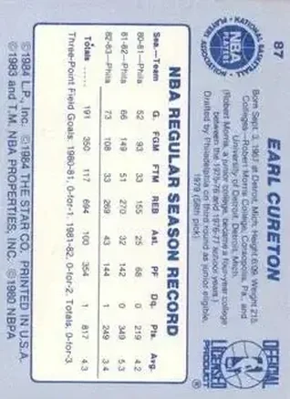 Earl Cureton back