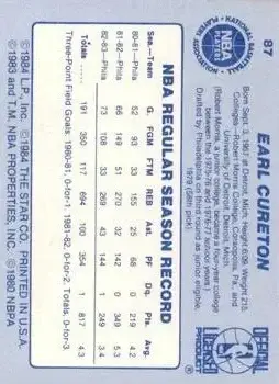 Back of Earl Cureton