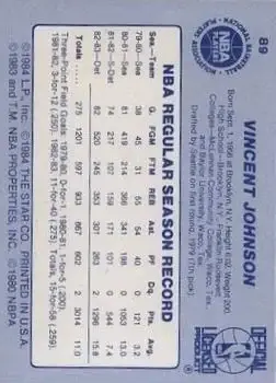 Back of Vinnie Johnson