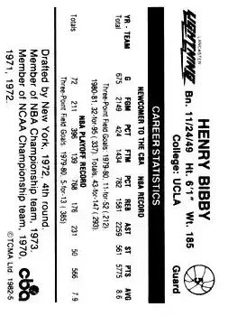 Back of Henry Bibby