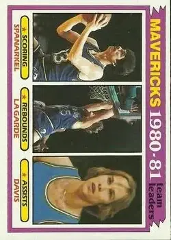 1981-82 Topps #48 - Brad Davis - Dallas Mavericks - Front