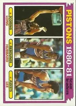 1981-82 Topps #50 - Ron Lee - Detroit Pistons - Front