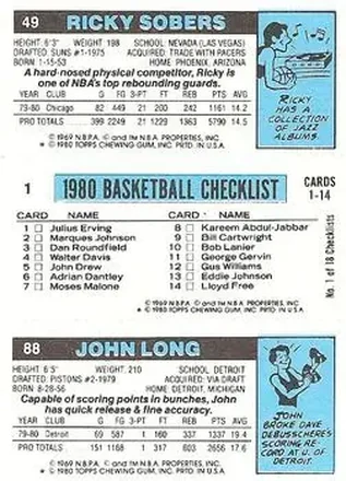 Verso de Card #1 - 49 - 88
