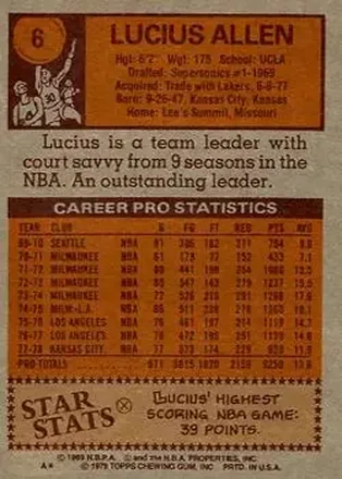 Lucius Allen back