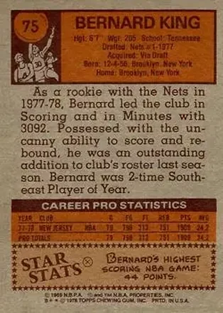 Bernard King back