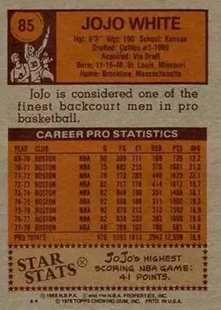 Jo Jo White back
