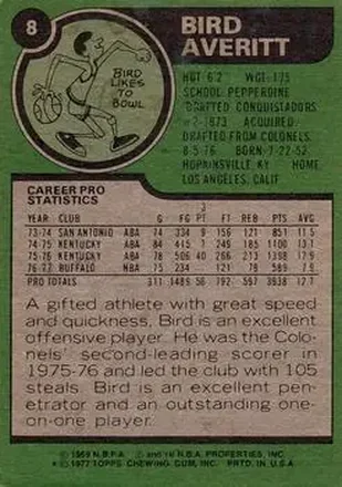 Bird Averitt back