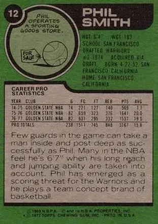 Phil Smith back