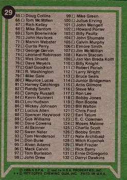 1977-78 Topps #29 - 132 - Back