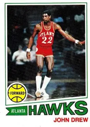 1977-78 Topps #98 - John Drew - Atlanta Hawks