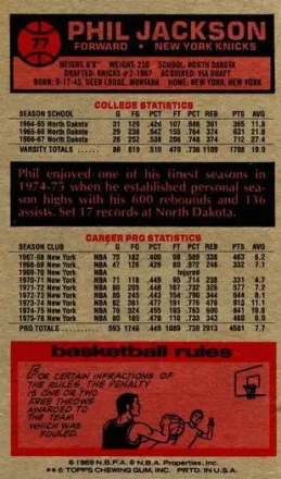 Phil Jackson Rückseite