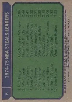 Back of Card #6