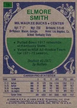 Back of Elmore Smith