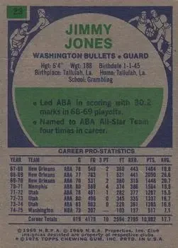 Back of Jimmy Jones