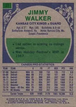 Back of Jimmy Walker