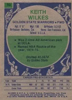 Back of Jamaal Wilkes
