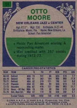Back of Otto Moore