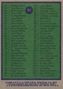 Back of Card #61
