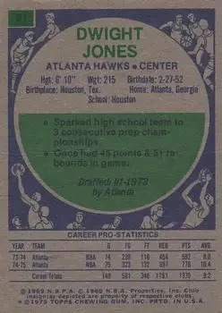 Back of Dwight Jones