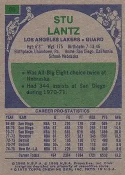 Back of Stu Lantz