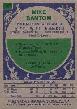 Back of Mike Bantom