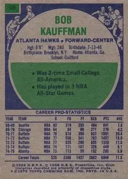 Back of Bob Kauffman