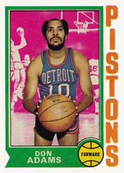 1974-75 Topps #4 Don Adams