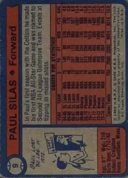 Back of Paul Silas