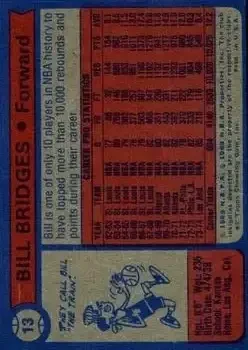 Back of Bill Bridges