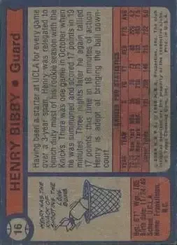 Back of Henry Bibby