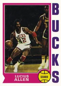 1974-75 Topps #19 Lucius Allen
