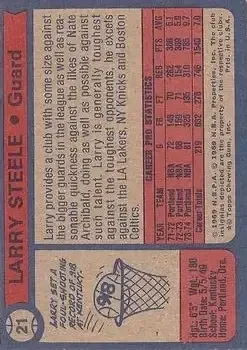 Back of Larry Steele