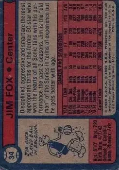 Back of Jim Fox