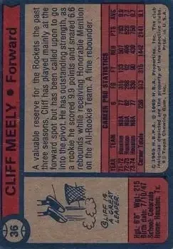 Back of Cliff Meely