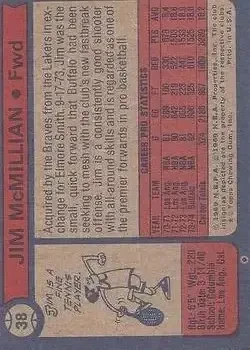 Back of Jim McMillian