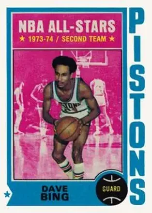 1974-75 Topps #40 Dave Bing
