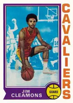 1974-75 Topps #42 Jim Cleamons