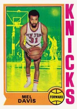1974-75 Topps #43 Mel Davis