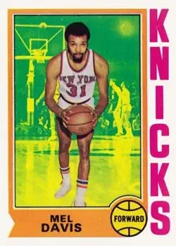 1974-75 Topps #43 Mel Davis