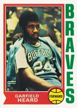 1974-75 Topps #44 Garfield Heard