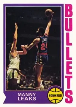 1974-75 Topps #48 Manny Leaks