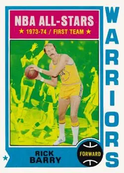 1974-75 Topps #50 Rick Barry