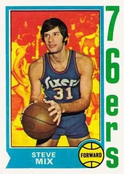 1974-75 Topps #56 - Steve Mix - Philadelphia 76ers