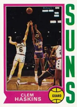 1974-75 Topps #62 Clem Haskins