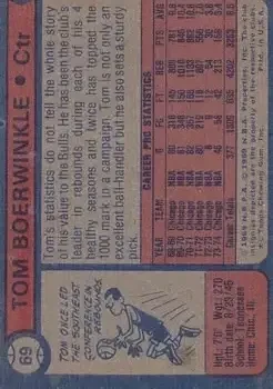 Back of Tom Boerwinkle