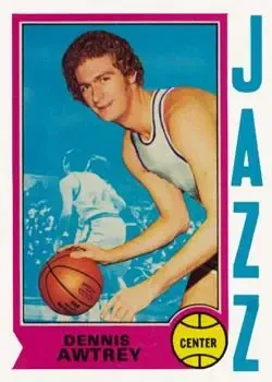 1974-75 Topps #74 Dennis Awtrey